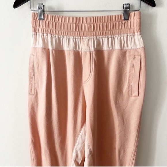 YOUNG FABULOUS & BROKE Odin Peach Color Joggers High Rise Striped Size Small NEW - Picture 2 of 9